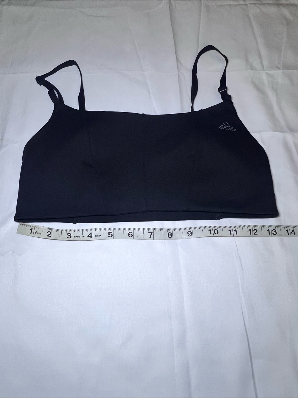 adidas Women's Studio Light Support Better Level Bra, Black, Size L (no size tag